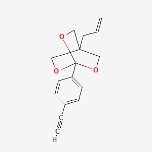 2,6,7-Trioxabicyclo(2.2.2)octane, 1-(4-ethynylphenyl)-4-(2-propenyl)-