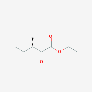 Ethyl 3-methyl-2-oxopentanoate, (+)-