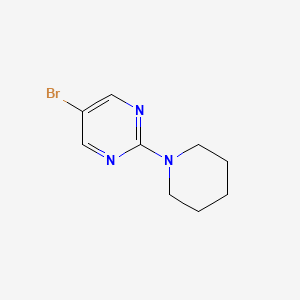 molecular formula C9H12BrN3 B1273595 5-Bromo-2-(piperidin-1-yl)pyrimidine CAS No. 57356-64-6