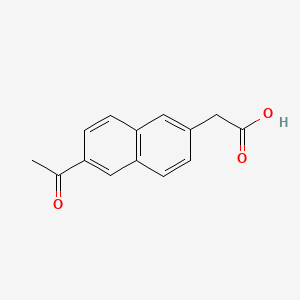 2-Naphthaleneacetic acid, 6-acetyl-