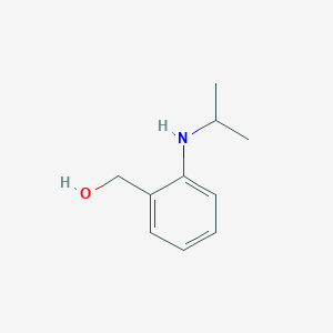 molecular formula C10H15NO B012736 [2-(Propan-2-ylamino)phenyl]methanol CAS No. 106898-71-9