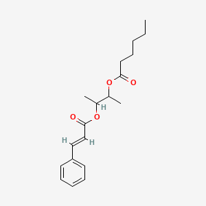 1-Methyl-2-((1-oxo-3-phenyl-2-propenyl)oxy)propyl hexanoate