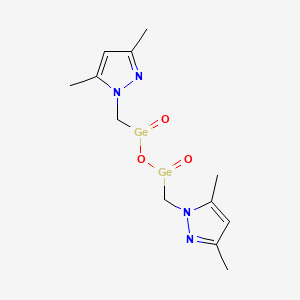 1H-Pyrazole, 1,1'-(1,3-dioxo-1,3-digermoxanediyl)bis(methylene)bis(3,5-dimethyl-