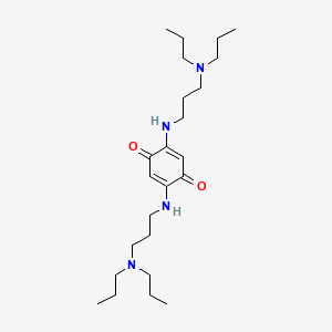 p-Benzoquinone, 2,5-bis((3-(dipropylamino)propyl)amino)-