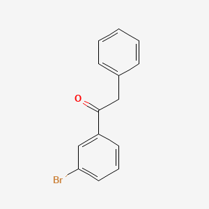 molecular formula C14H11BrO B1273623 3'-Bromo-2-Phenylacetophenone CAS No. 40396-53-0
