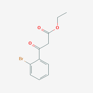 molecular formula C11H11BrO3 B1273624 Ethyl 3-(2-bromophenyl)-3-oxopropanoate CAS No. 50671-05-1