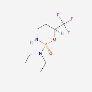 2-(Diethylamino)tetrahydro-6-trifluoromethyl-2H-1,3,2-oxazaphosphorine 2-oxide