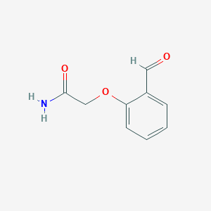 molecular formula C9H9NO3 B1273628 2-(2-Formylphénoxy)acétamide CAS No. 24590-06-5