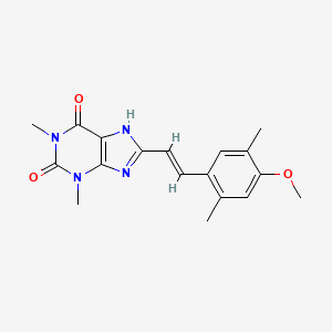 (E)-8-(4-Methoxy-2,5-dimethylstyryl)theophylline