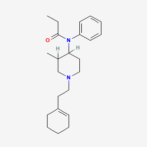 N-(1-(2-(1-Cyclohexen-1-yl)ethyl)-3-methyl-4-piperidinyl)-N-phenylpropanamide