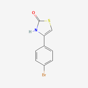 molecular formula C9H6BrNOS B1273638 4-(4-Bromphenyl)-2-Hydroxythiazol CAS No. 3884-34-2