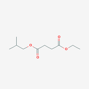 molecular formula C10H18O4 B12736445 Ethyl isobutyl succinate CAS No. 52762-24-0