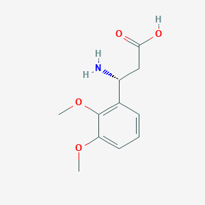molecular formula C11H15NO4 B1273647 (R)-3-氨基-3-(2,3-二甲氧基苯基)丙酸 CAS No. 742691-70-9