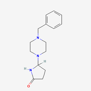 5-(4-Benzylpiperazin-1-yl)pyrrolidin-2-one