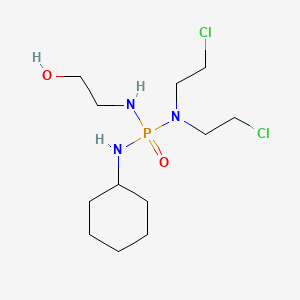 N,N-Bis(2-chloroethyl)-N'-cyclohexyl-N''-(2-hydroxyethyl)phosphoric triamide