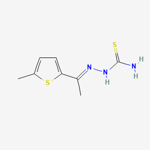 (E)-2-(1-(5-Methyl-2-thienyl)ethylidene)hydrazinecarbothioamide