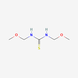 molecular formula C5H12N2O2S B12736656 N,N'-Bis(methoxymethyl)thiourea CAS No. 51872-26-5