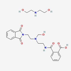 molecular formula C25H32N4O8 B12736684 Einecs 309-228-8 CAS No. 100145-55-9