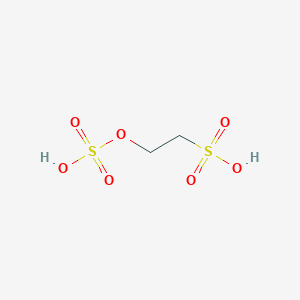 molecular formula C2H6O7S2 B12736765 Ethionic acid CAS No. 461-42-7