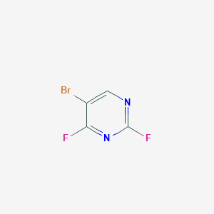 molecular formula C4HBrF2N2 B1273699 5-溴-2,4-二氟嘧啶 CAS No. 903131-29-3
