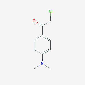molecular formula C10H12ClNO B012737 乙酮，2-氯-1-[4-(二甲氨基)苯基]- CAS No. 110945-00-1
