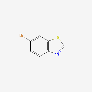 molecular formula C7H4BrNS B1273717 6-溴苯并噻唑 CAS No. 53218-26-1