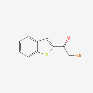 molecular formula C10H7BrOS B1273726 1-(1-苯并噻吩-2-基)-2-溴-1-乙酮 CAS No. 97511-06-3