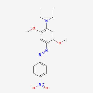 Benzenamine, N,N-diethyl-2,5-dimethoxy-4-((4-nitrophenyl)azo)-