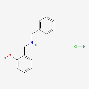 molecular formula C14H16ClNO B1273729 2-[(苄氨基)甲基]苯酚盐酸盐 CAS No. 73057-58-6