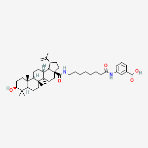 N'-(N-3beta-Hydroxylup-20(29)-en-28-oyl)-8-aminooctanoyl)-3-aminobenzoic acid