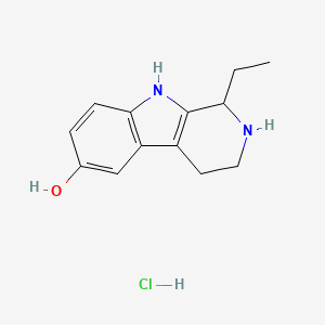 1-Ethyl-2,3,4,9-tetrahydro-1H-pyrido(3,4-b)indol-6-ol monohydrochloride