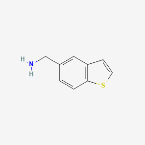 B1273735 1-Benzothiophen-5-ylmethylamine CAS No. 56540-52-4
