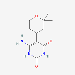 6-Amino-5-(tetrahydro-2,2-dimethyl-2H-pyran-4-yl)-2,4(1H,3H)-pyrimidinedione