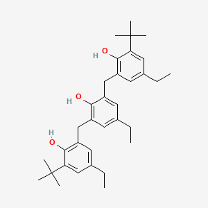 2,6-Bis(2-hydroxy-3-tert-butyl-5-ethylbenzyl)-4-ethylphenol