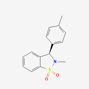 (R)-2-Methyl-3-p-tolyl-2,3-dihydro-1,2-benzisothiazole, 1,1-dioxide