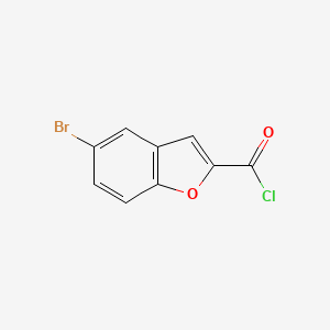 molecular formula C9H4BrClO2 B1273745 5-溴苯并[b]呋喃-2-甲酰氯 CAS No. 62878-96-0