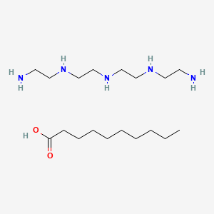 N'-[2-[2-(2-aminoethylamino)ethylamino]ethyl]ethane-1,2-diamine;decanoic acid