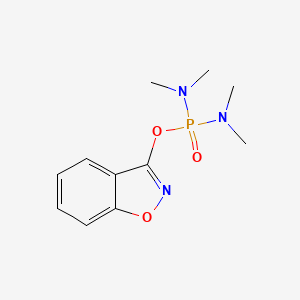 Phosphorodiamidic acid, tetramethyl-, 1,2-benzisoxazol-3-yl ester