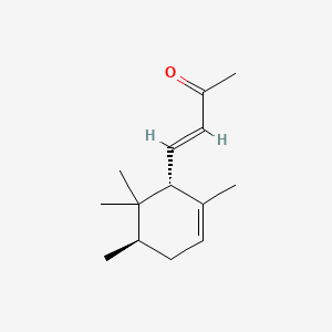 3-Buten-2-one, 4-((1R,5R)-2,5,6,6-tetramethyl-2-cyclohexen-1-yl)-, (3E)-