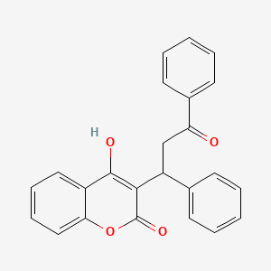 4-Hydroxy-3-(3-oxo-1,3-diphenylpropyl)-2H-chromen-2-one