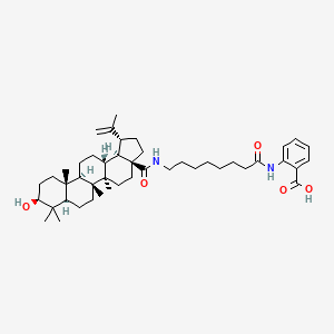 N'-(N-3beta-Hydroxylup-20(29)-en-28-oyl)-8-aminooctanoyl)-2-aminobenzoic acid