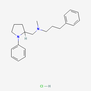 (-)-N-Methyl-1-phenyl-N-(3-phenylpropyl)-2-pyrrolidinemethanamine monohydrochloride