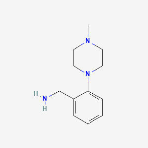 1-[2-(4-Methylpiperazin-1-yl)phenyl]methanamine