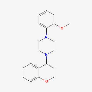 1-(3,4-Dihydro-2H-1-benzopyran-4-yl)-4-(2-methoxyphenyl)piperazine