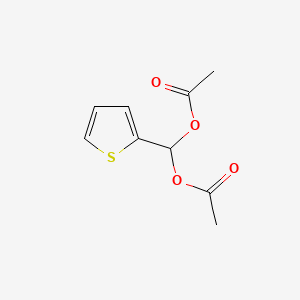 molecular formula C9H10O4S B1273767 （乙酰氧基）（噻吩-2-基）甲基乙酸酯 CAS No. 63011-97-2