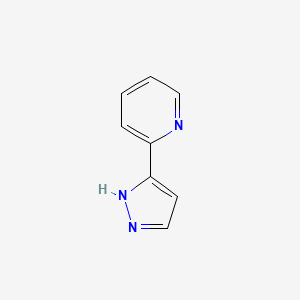 molecular formula C8H7N3 B1273769 2-(1H-Pyrazol-3-Yl)Pyridine CAS No. 75415-03-1