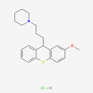 1-(3-(2-Methoxythioxanthen-9-yl)propyl)piperidine hydrochloride