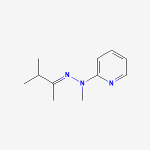 2-Butanone, 3-methyl-, methyl-2-pyridinylhydrazone