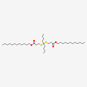 Dodecyl 5,5-dibutyl-9-oxo-10-oxa-4,6-dithia-5-stannadocosanoate