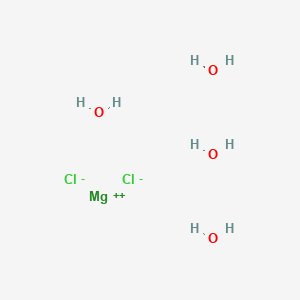 molecular formula Cl2H8MgO4 B12737795 Magnesium chloride tetrahydrate CAS No. 22695-80-3